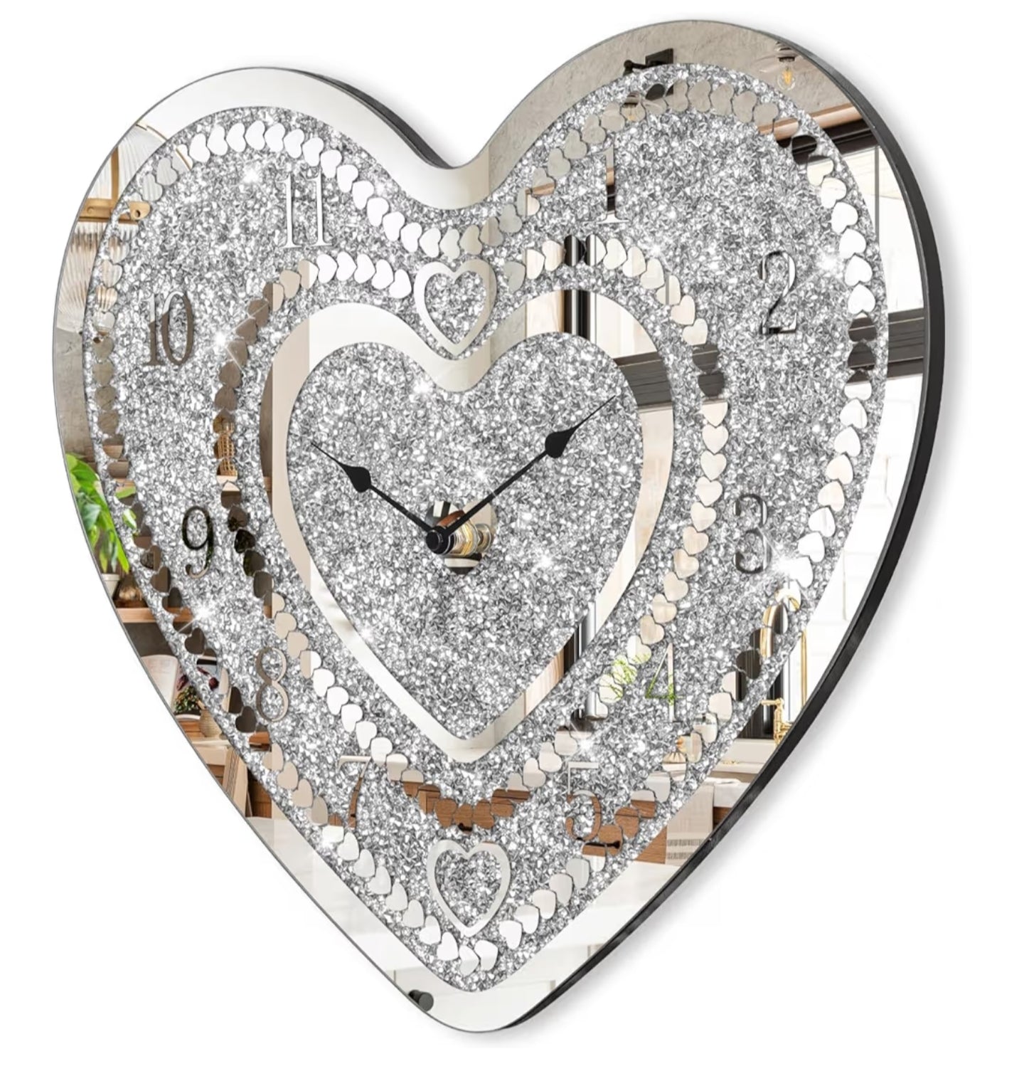 Crystal Wall Clocks for Living Room
