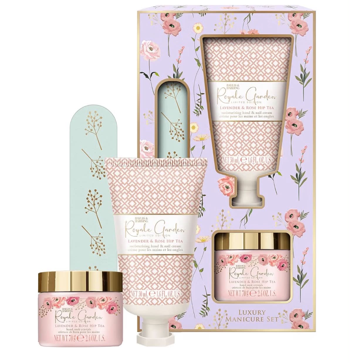 Baylis & Harding Royale Garden Luxury Manicure Gift Set 1 Pack