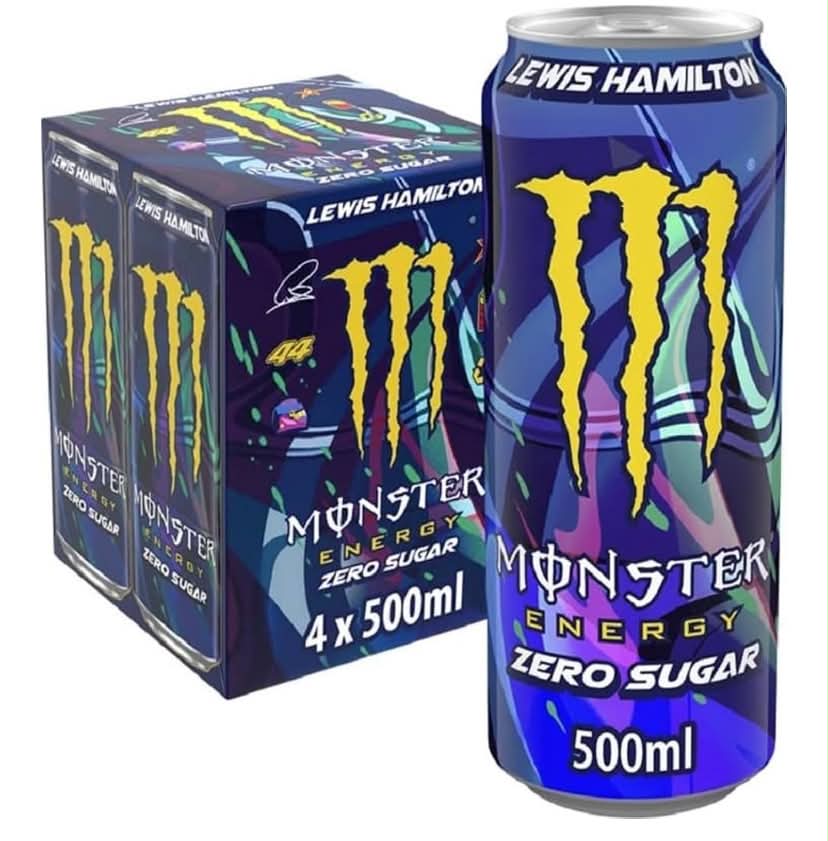 Monster Can Lewis Hamilton 500 ml (Pack of 4)