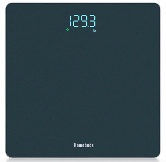 Homebuds Bathroom Scales for Body Weight 28st/400lb Precision 0.1lb, Blue
