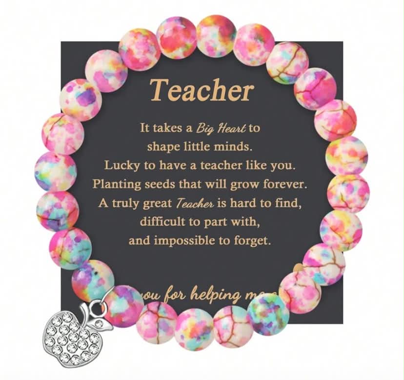 1 pc Apple Bracelet, Teacher's Day Gift,