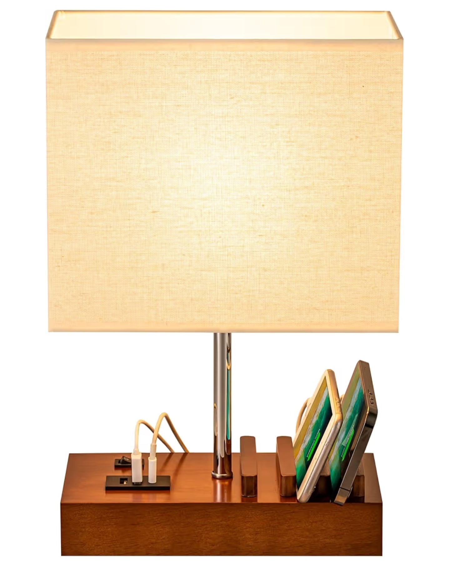 USB Bedside Table Lamp