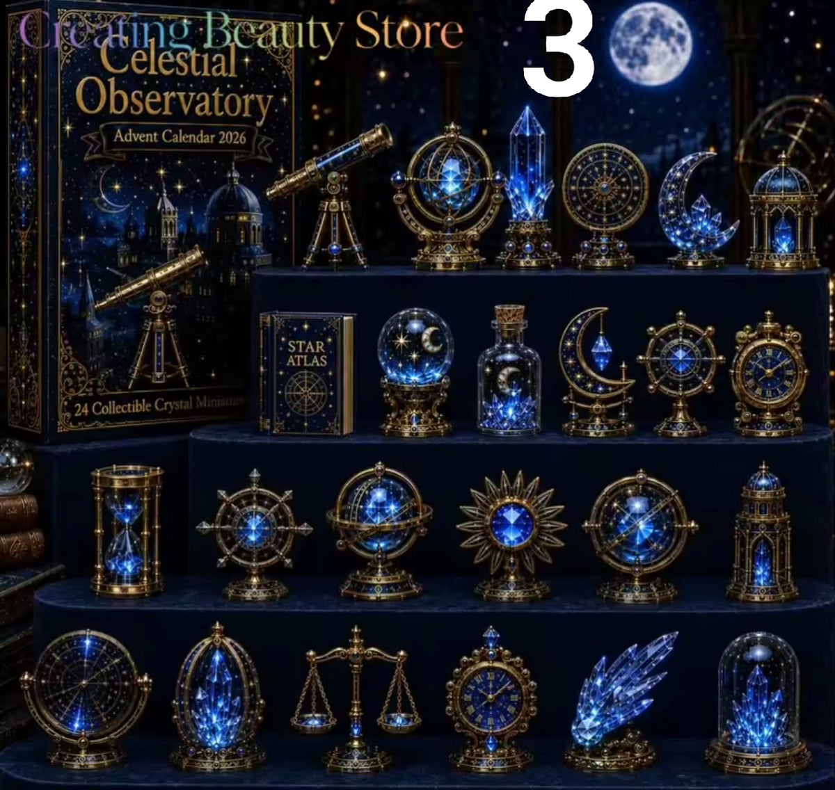Magical Crystal Advent Collection 

Make the countdown to Christmas extra magical with these stunning 24-day crystal-style advent calendars.