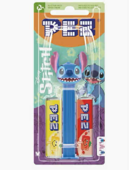 Lilo & Stitch Dispenser with 2 Candy Refills – Collectible Stitch & Angel Characters – Fun Gift for Kids or Fans