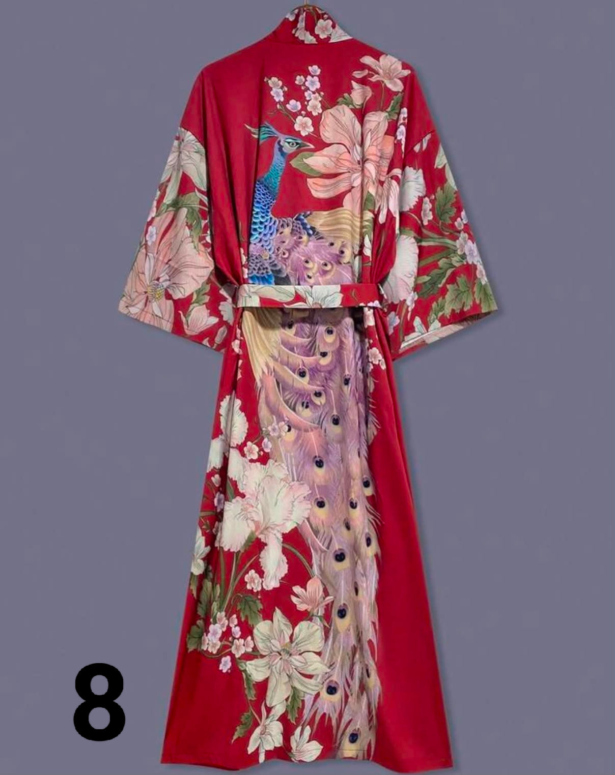 1 pc Women's Elegant V-Neck Fall Print Pajamas - Soft Satin Nightgown.