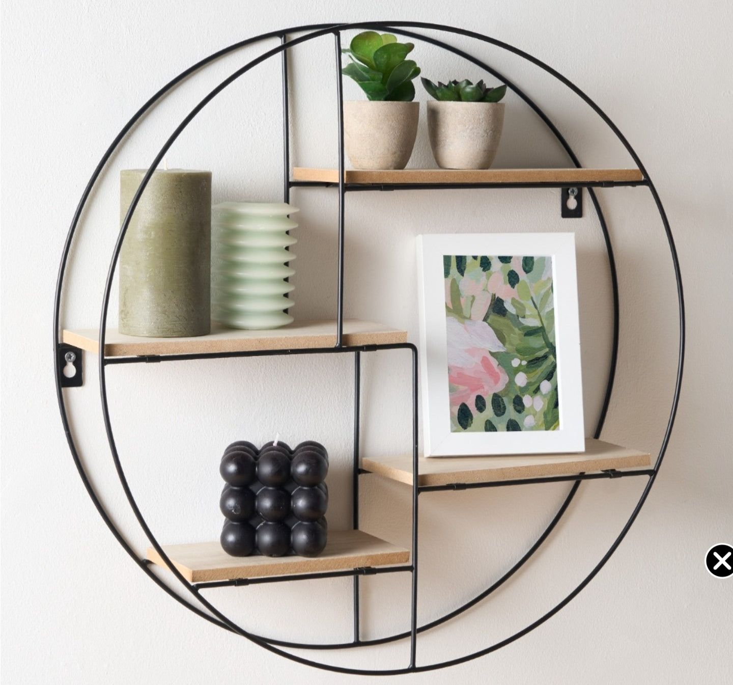 Foldable Shelf in Black