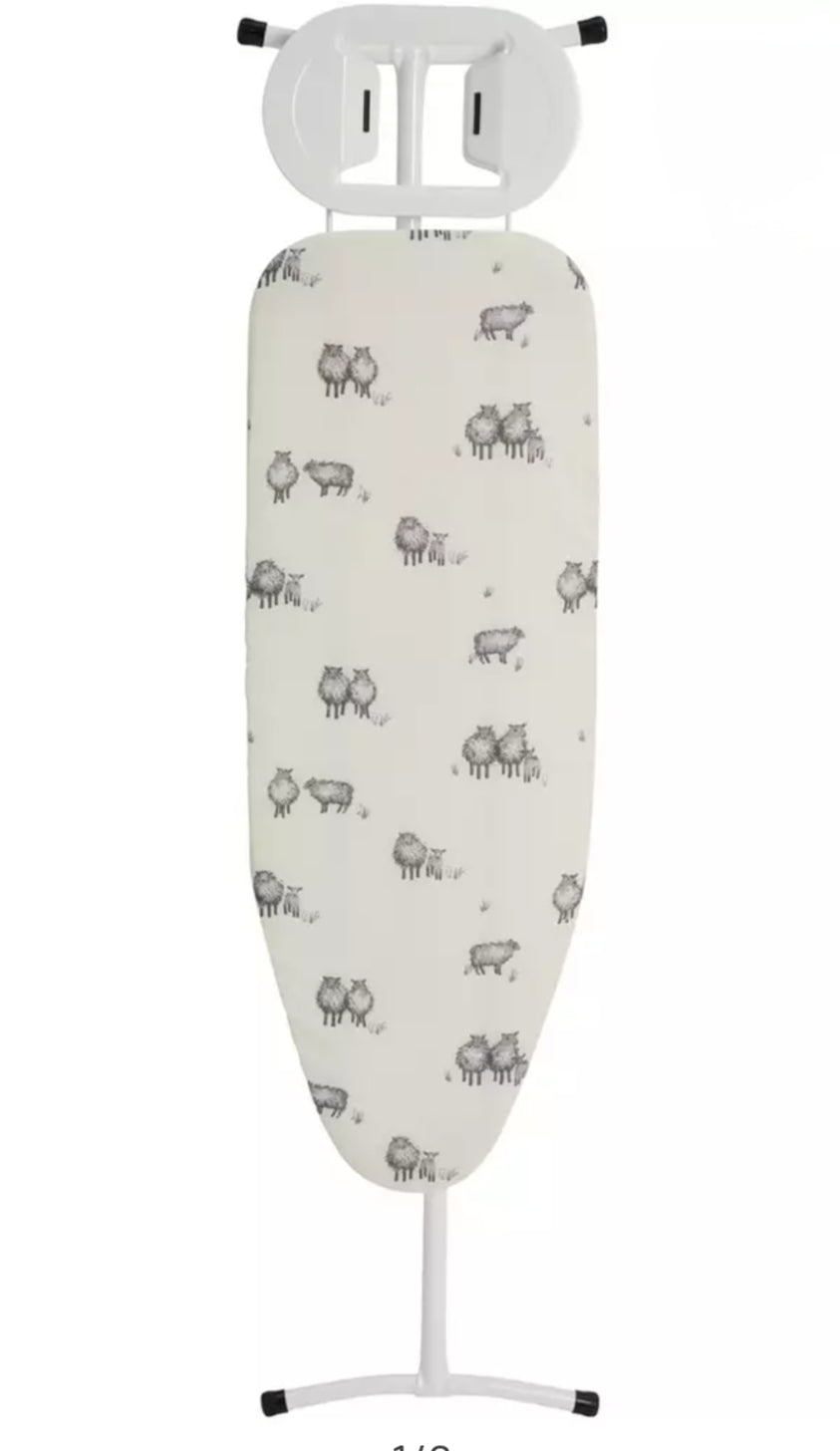 Small 97 x 34cm Ironing Board - Country Sheep