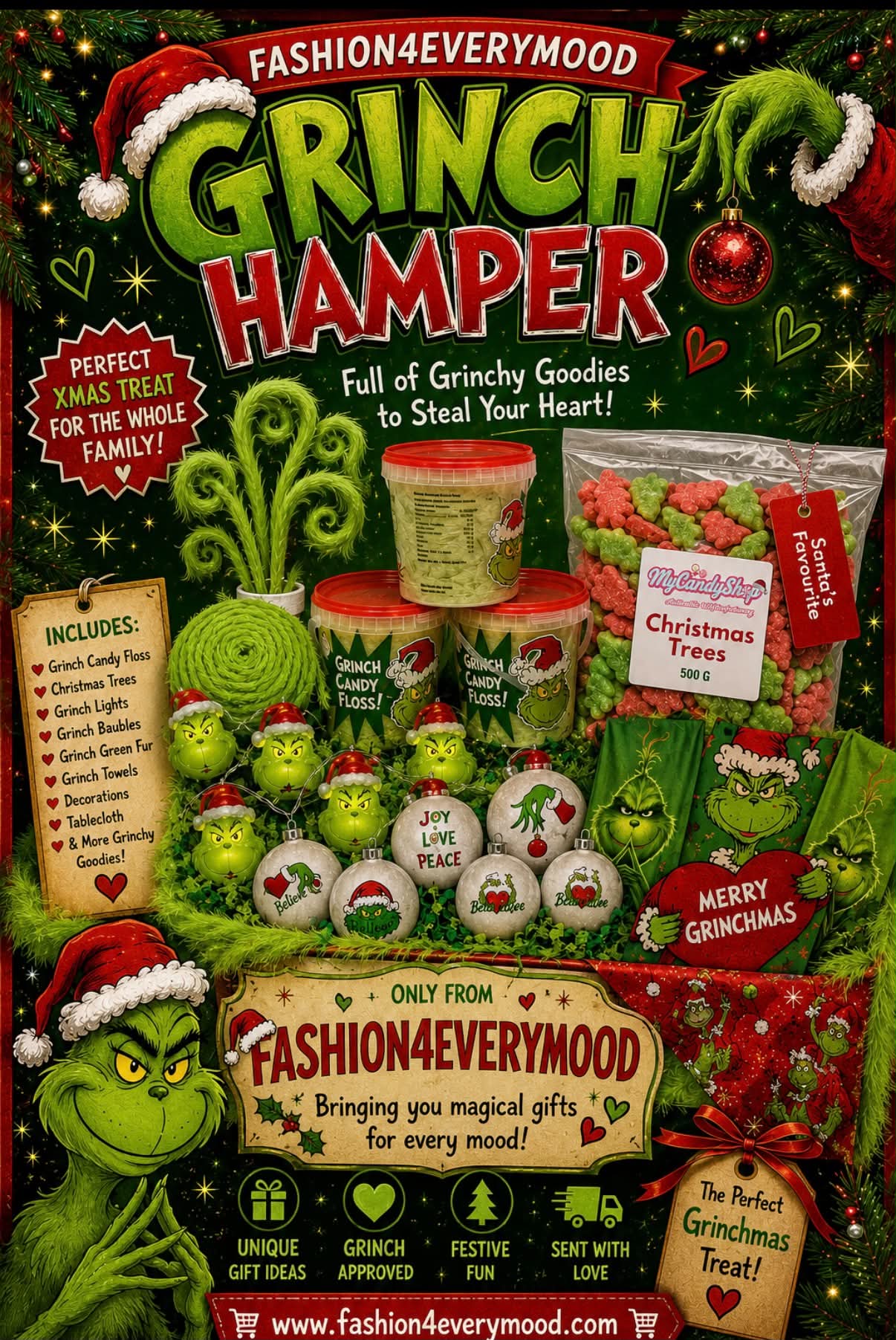 Grinch hamper
