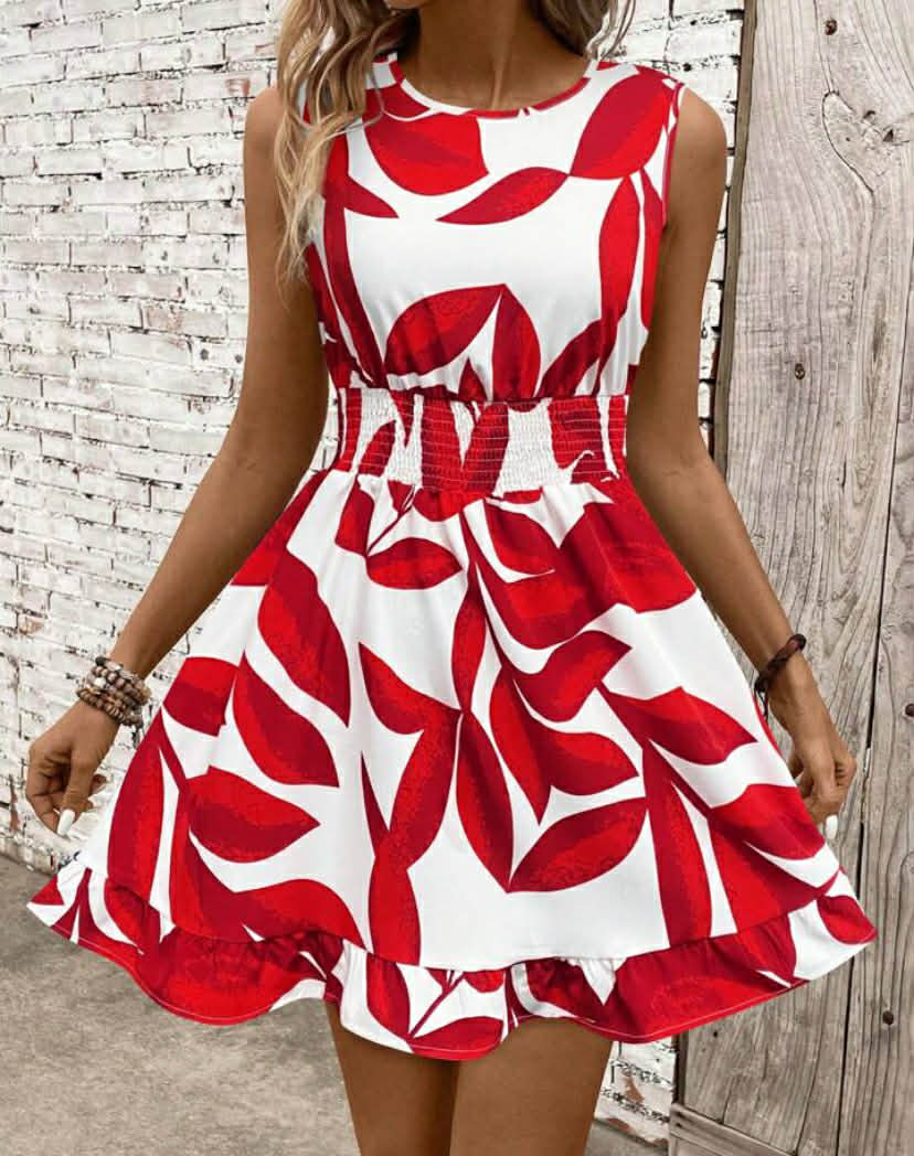 Sleeveless Vest-Style Women's Dress