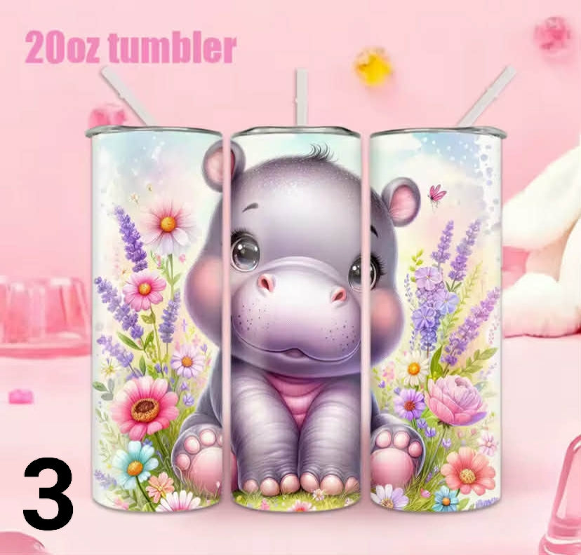1 pc Stainless Steel Water Bottle/Cup with Straw