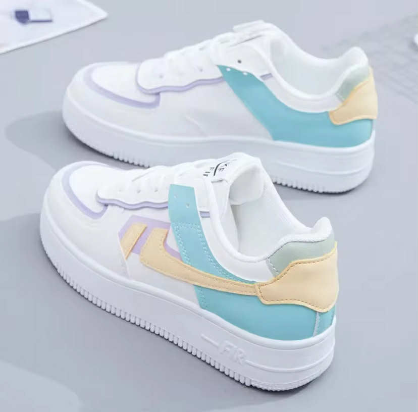 Fashionable Lace-up Flat Casual Shoes