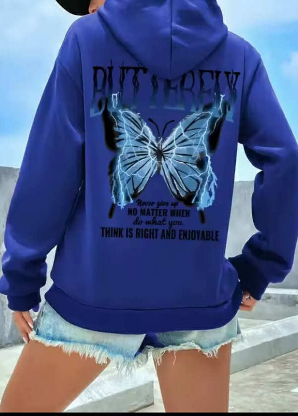Ghost Butterfly Printed