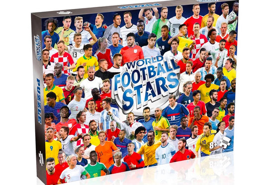 Winning Moves World Football Stars 1000 Piece Jigsaw Puzzle Game, Piece together football players including Harry Kane, Pele, Maradona, Lucy Bronze and Carli Lloyd, For players aged 4 plus