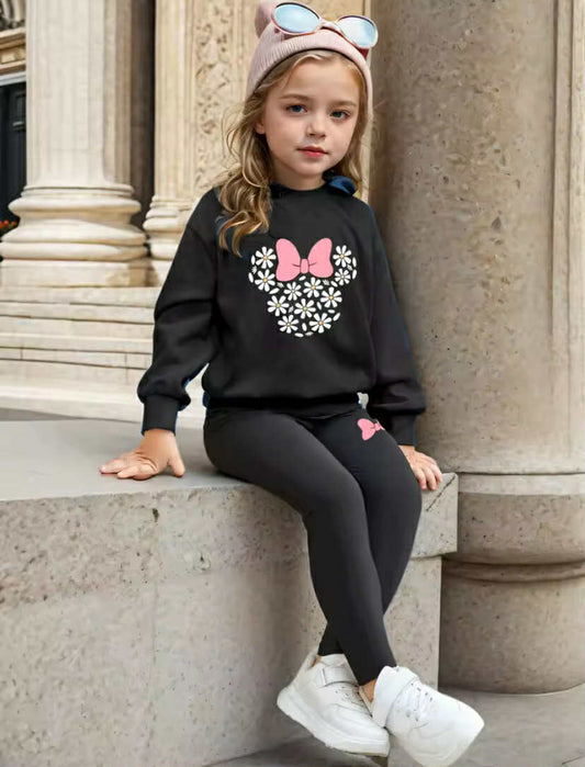 Girls Bow & Daisy Flower