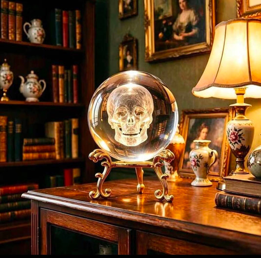 1pc skull 3D Crystal Ball,
