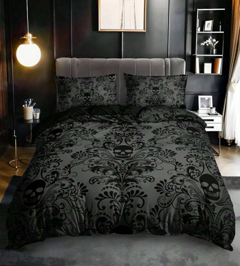 Skull bedding