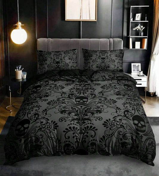 Skull bedding