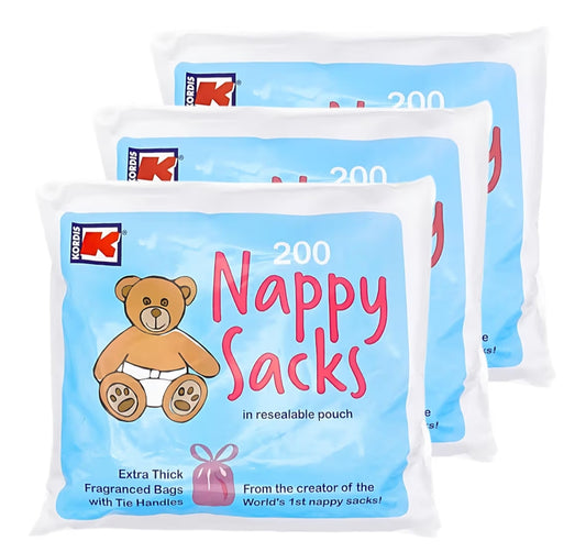 Disposable Nappy Bags - 3 x 200