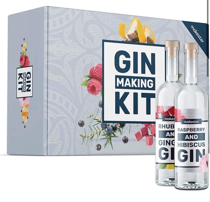 Gin Making Kit - Make Your Own Pink Gin, Raspberry & More