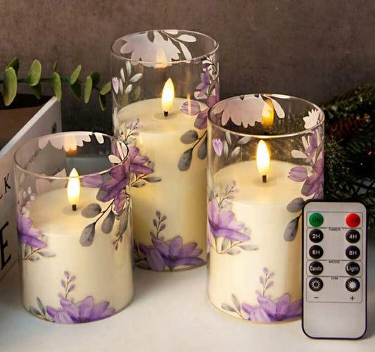 Candles x3