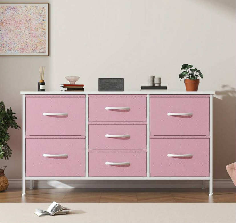 Large 7-Drawer Dresser, Chest Of Drawers