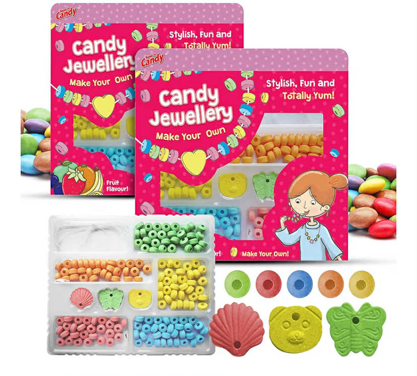 2pk Candy Jewellery Making Kit, Bracelet Making Kit