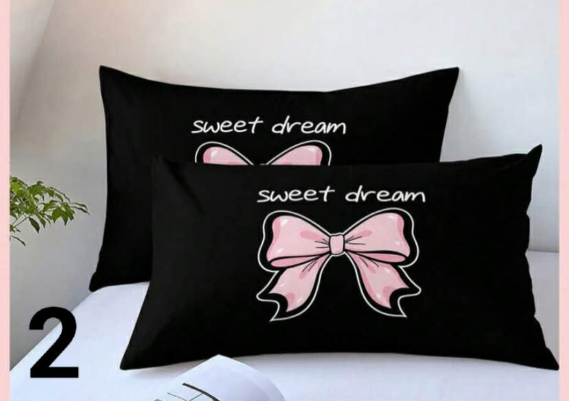 2 pcs Pattern Pillowcase Without Filler