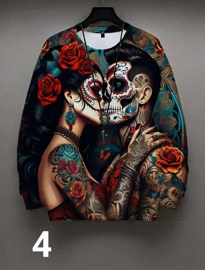 round-neck sweatshirt