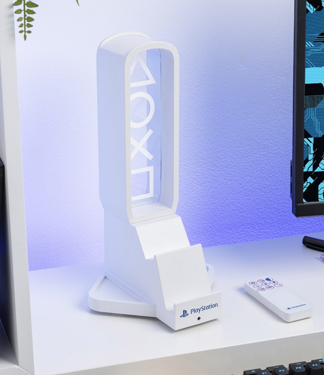 Playstation Headphone Desk Stand with Light