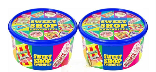 Sweet Shop Favourites Tub - 650g (Pack of 2)