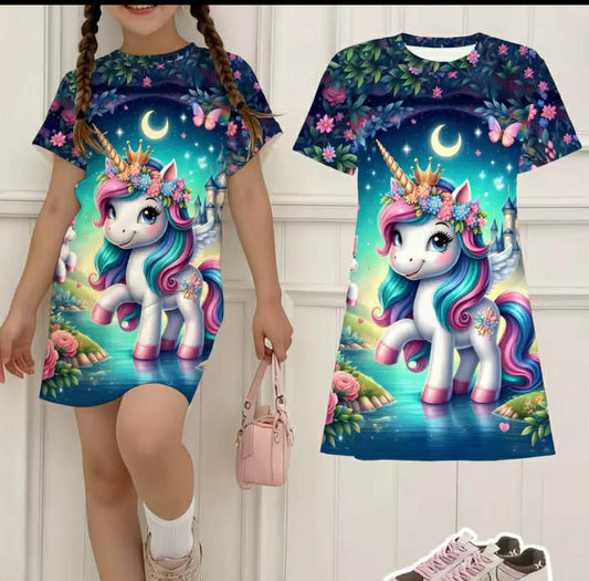 Dresses for Girls Kids Clothes Girls Unicorn