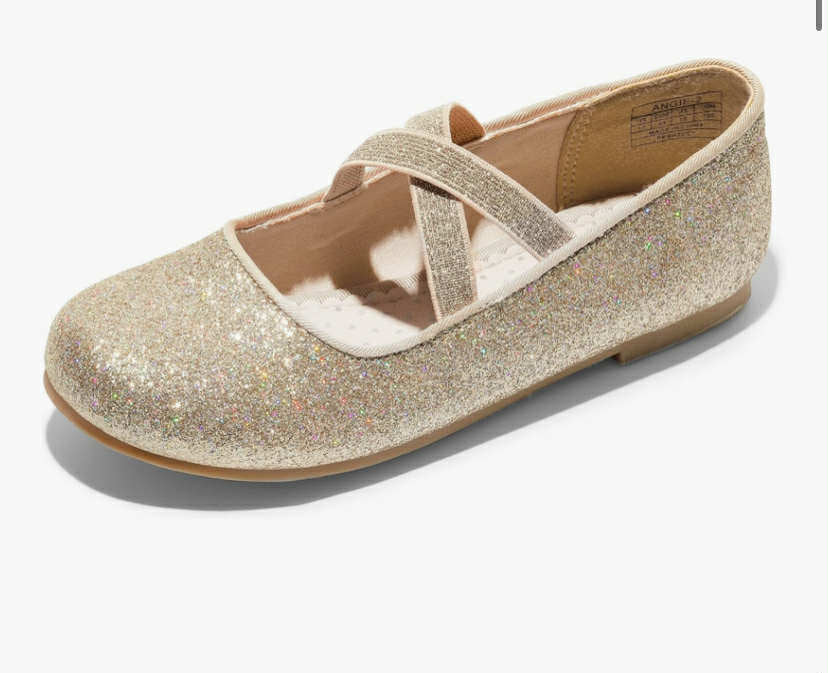 Girls sparkly shoes