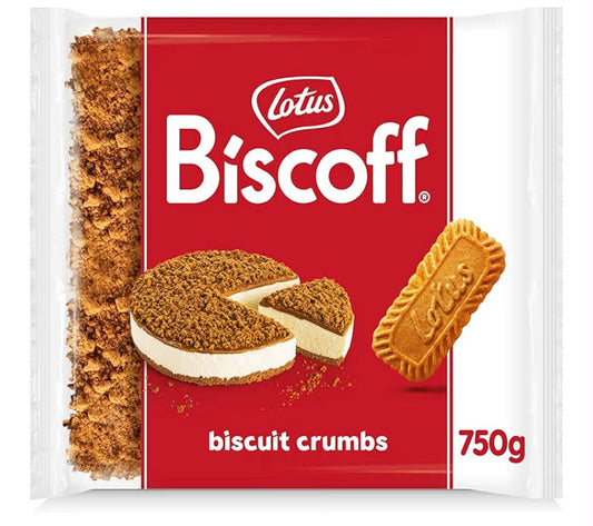 Biscoff - Caramelised Biscuit Crumble - Ingredients from natural origin - Vegan - No colours or added flavours - 750g