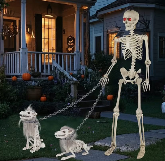 6-foot Halloween plastic chain, spooky costume accessory for haunted house decoration
