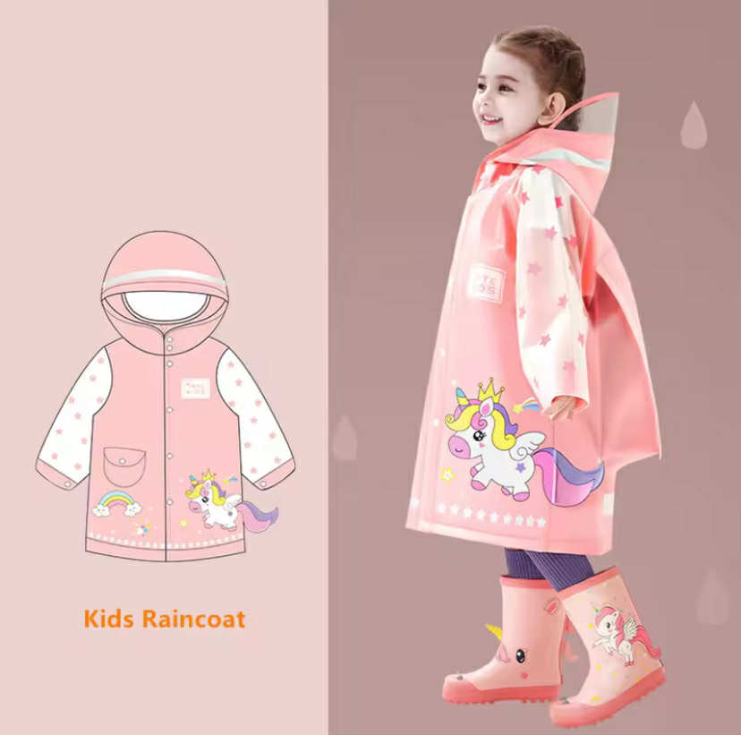 Kids waterproof coats
