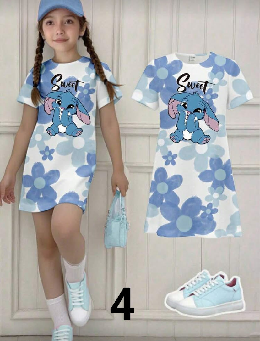 1 pc Tween Girl's Casual Fashion Custom Creative Fresh Minimalist K-POP Stylish Virtual Girl Group Cartoon Character