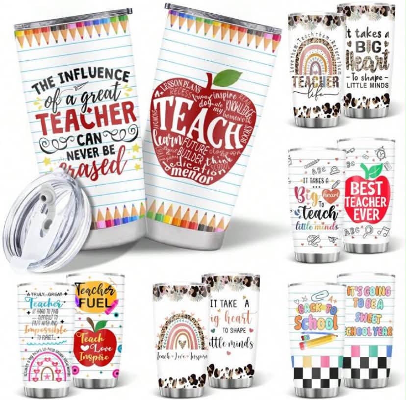 1PC Teacher Gifts For Women - Teacher Appreciation Gifts, 20 OZ Iced Coffee Glass Cup,
