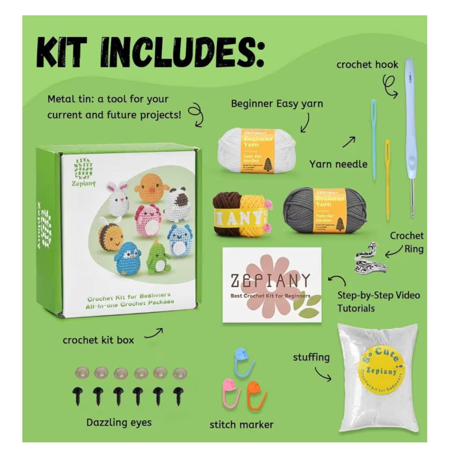 Crochet Kit for Beginners