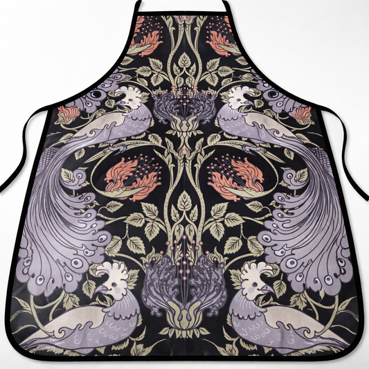 Apron with bird design