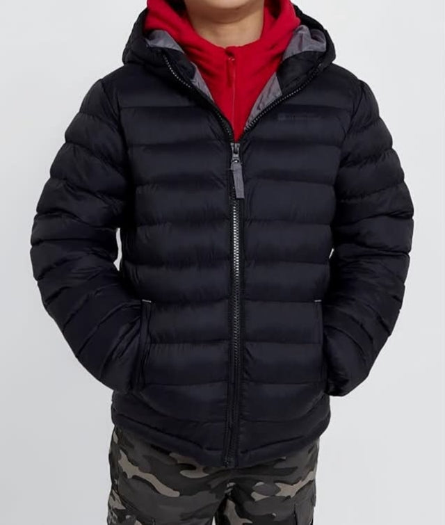 Mountain Warehouse Seasons Padded Kids Puffer Jacket - Water Resistant, Lightweight & Insulated Coat, Boys & Girls - Spring Summer, School, Travel