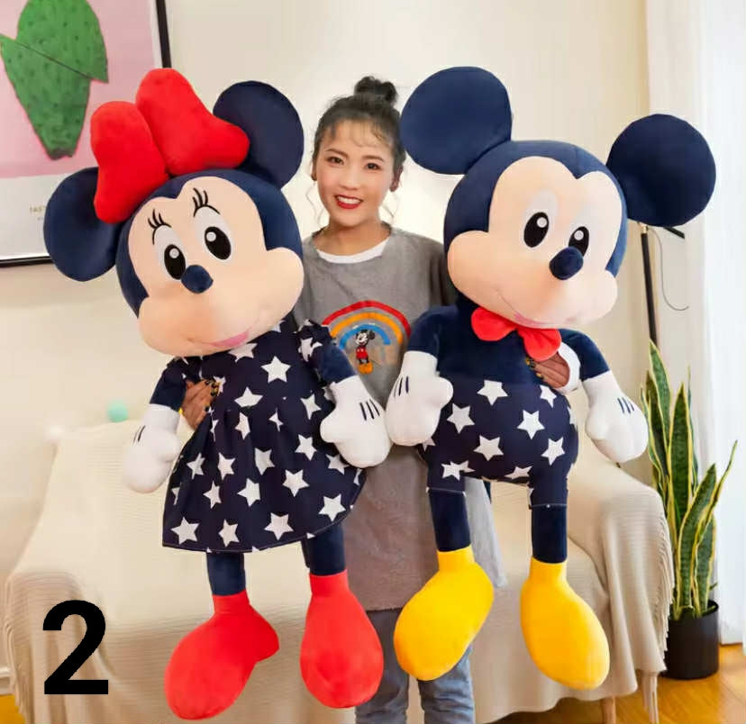 Micky and minine teddy's 100cm