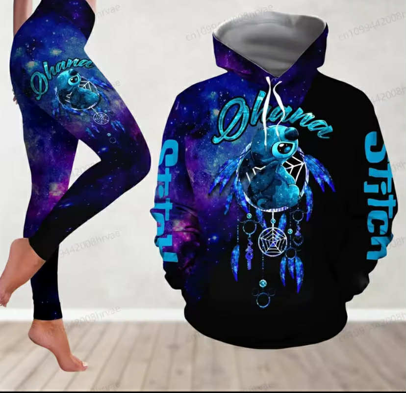 Cute Stitch hoodie and leggings