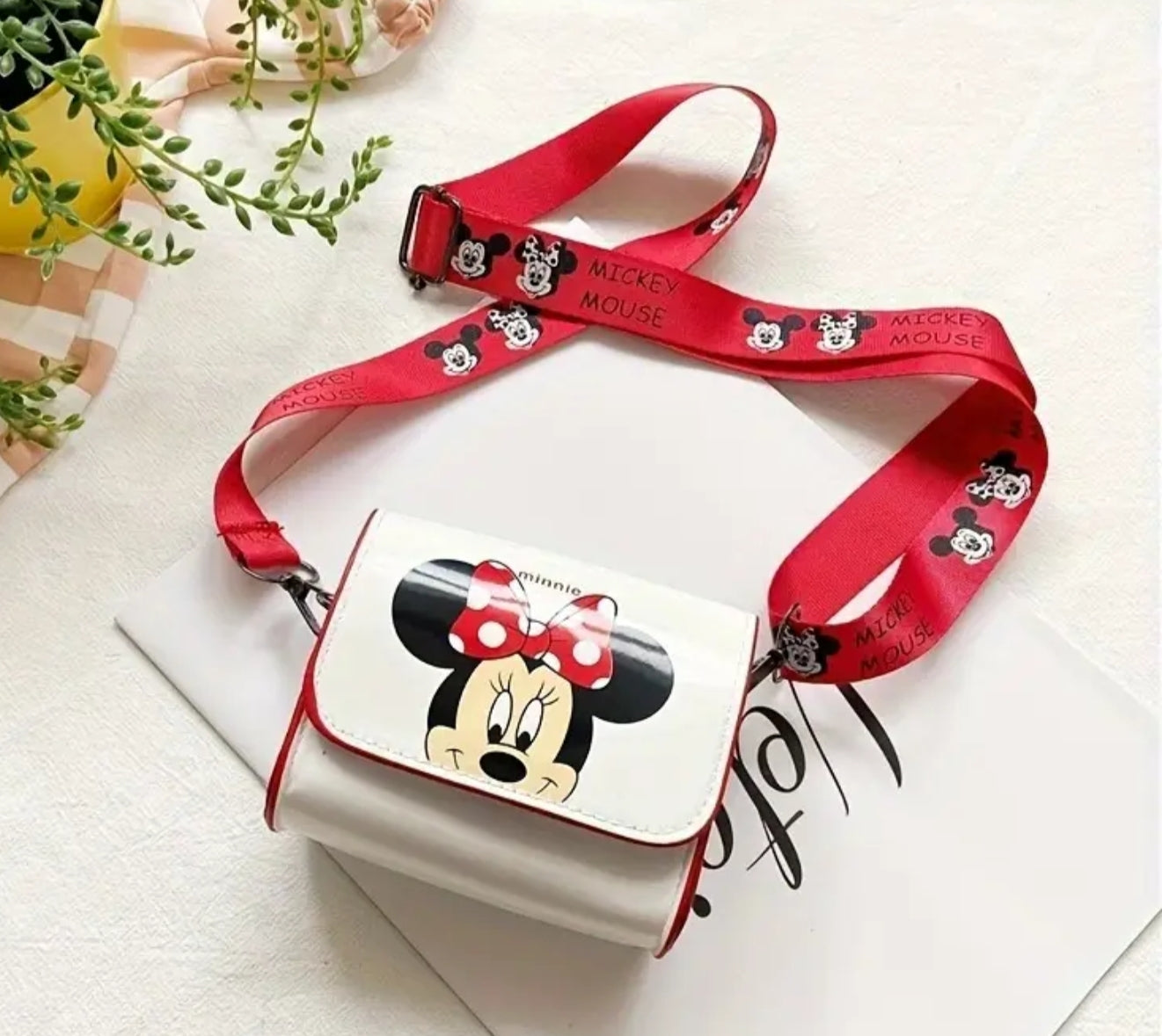 1 pc Mickey Minnie  Crossbody Bag, Chest Bag