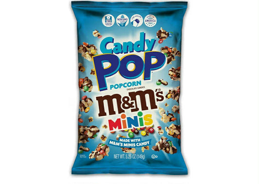 Candy Pop M&M Minis Popcorn 5.25oz (149g)