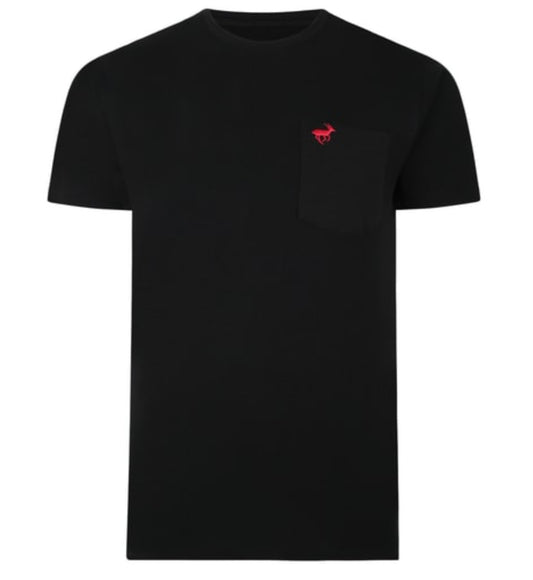 Mens T-Shirt Black/Red