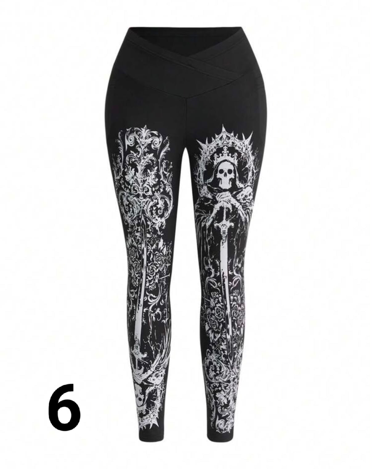 Women Plus Size Bat & Sheer Mesh Leggings, Halloween, Autumn