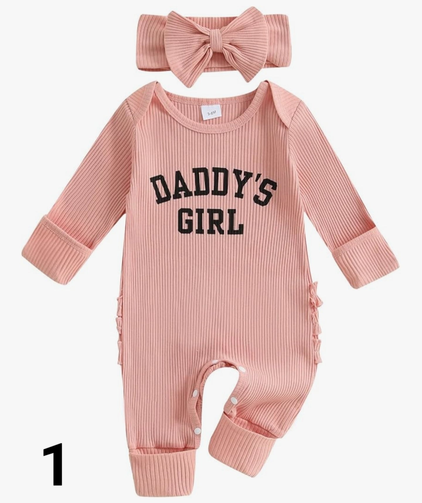 Baby Girl Romper + Headband Baby Grows Newborn Clothes Outfit One Piece Autumn Spring Jumpsuit Overall