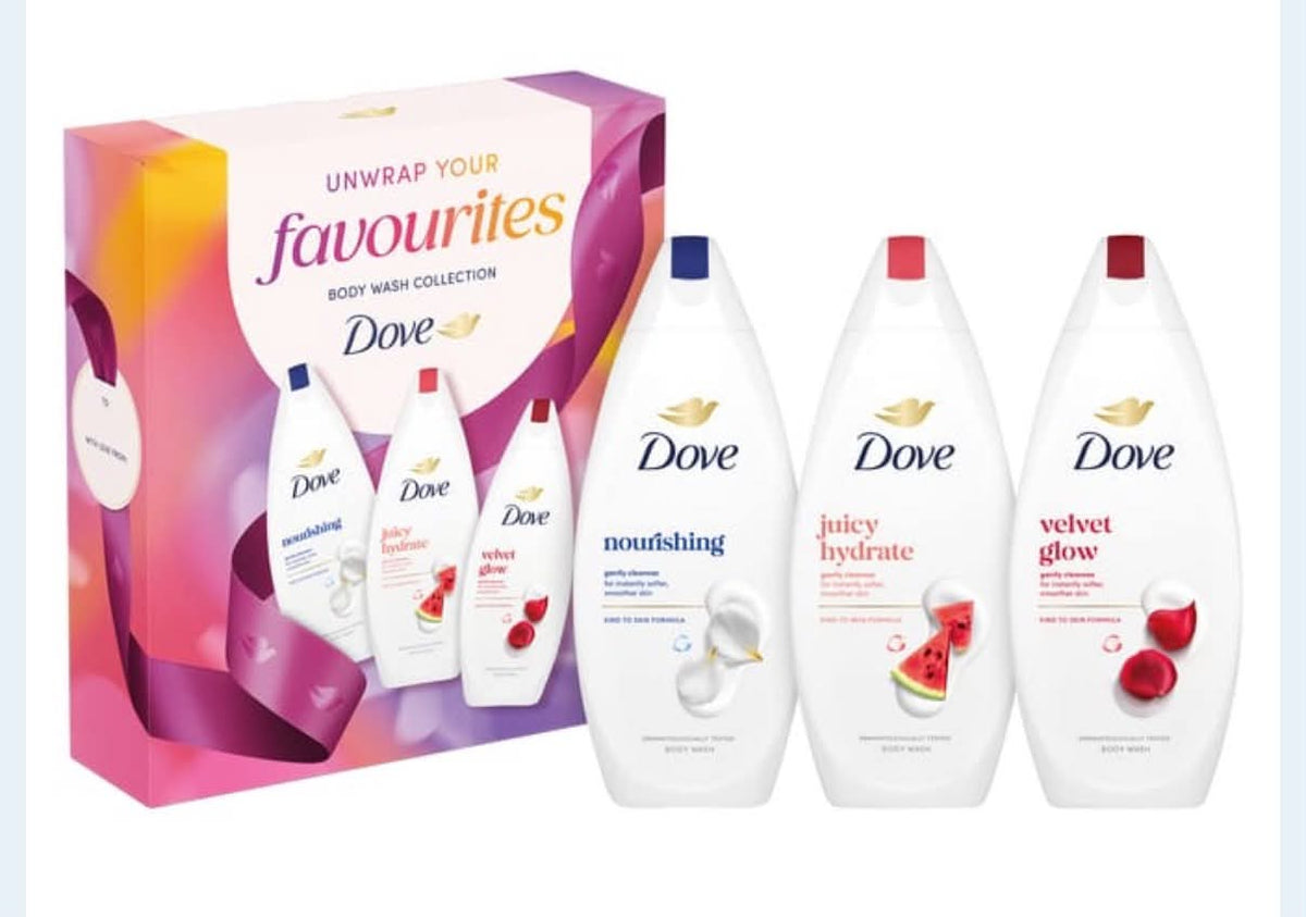 Dove Body Wash Trio Gift Set - Favourites