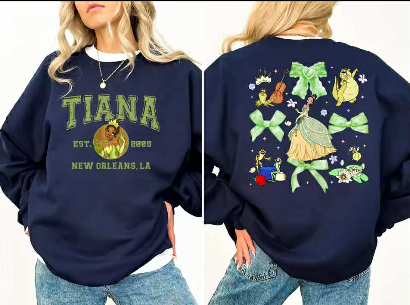 Tiana and Frog Sweatshirt