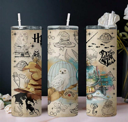 20oz Stainless Steel Tumbler With Harry Potter